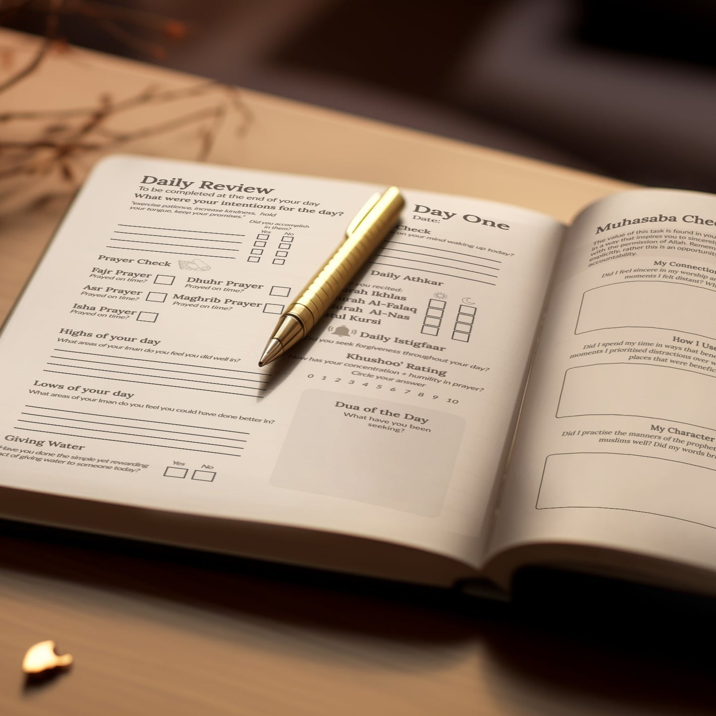 Comin Soon! - Islamic Repentance Tracker & Daily Reflection Muslim Quran Journal | Build Healthy Habits & Strengthen Your Imaan