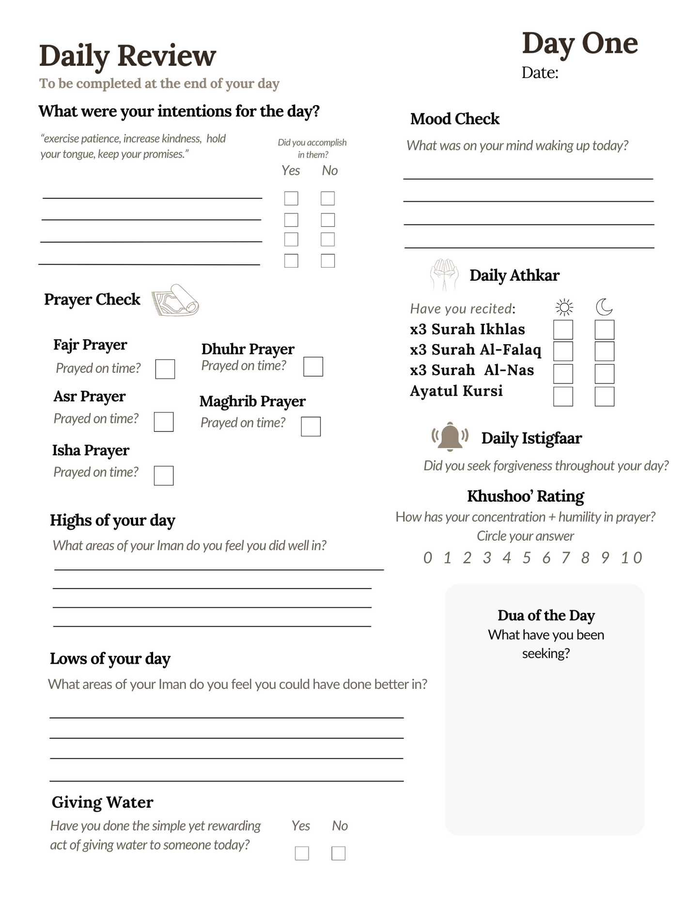 Comin Soon! - Islamic Repentance Tracker & Daily Reflection Muslim Quran Journal | Build Healthy Habits & Strengthen Your Imaan