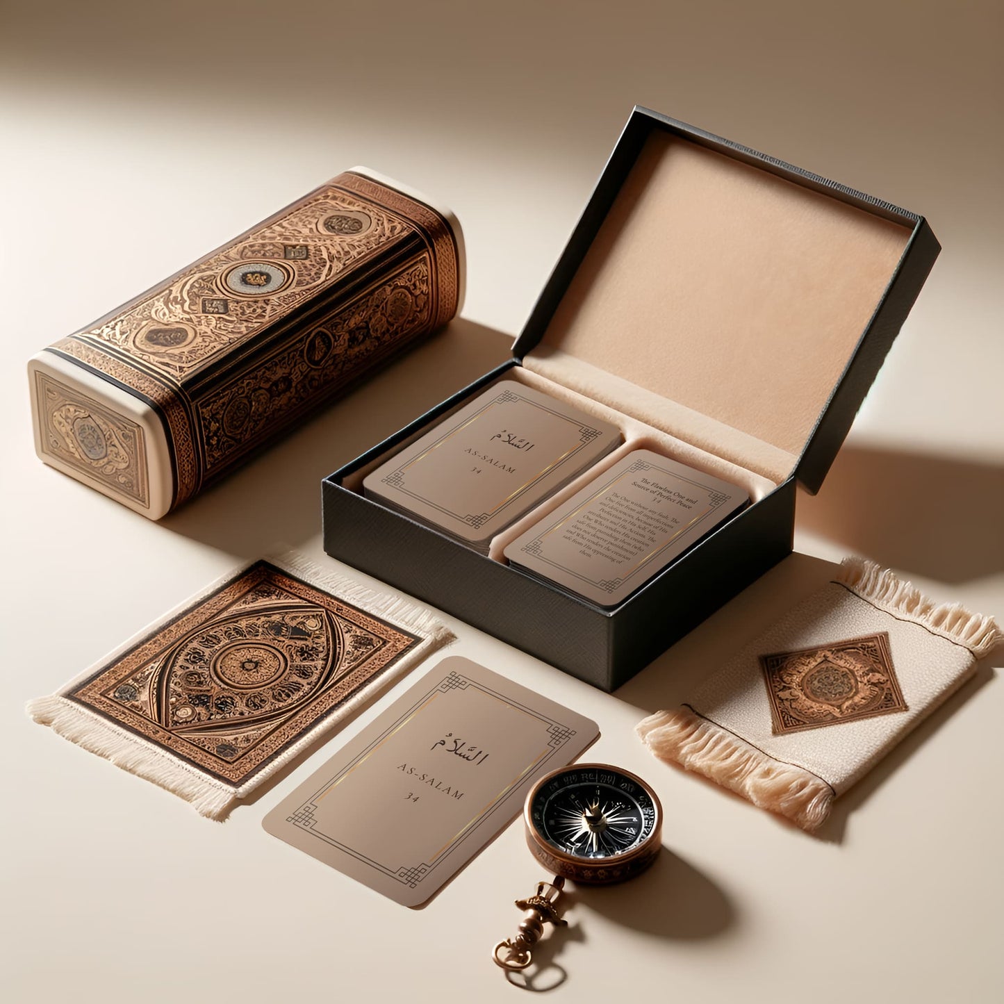 Islamic Card Game - Learn The 99 Names of Allah, Family Educational Fun: Set 2 (33 of 99 Names)