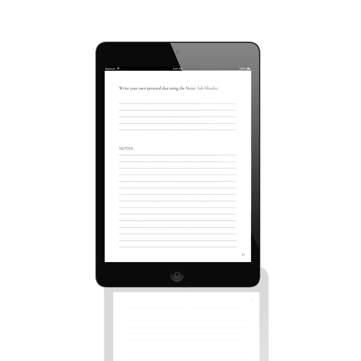 Digital Islamic Journal on the 99 Names of Allah - Guided Reflection E-Book 3 (33 of 99 Names) | Quran Journal | Muslim Eid & Ramadan Gift