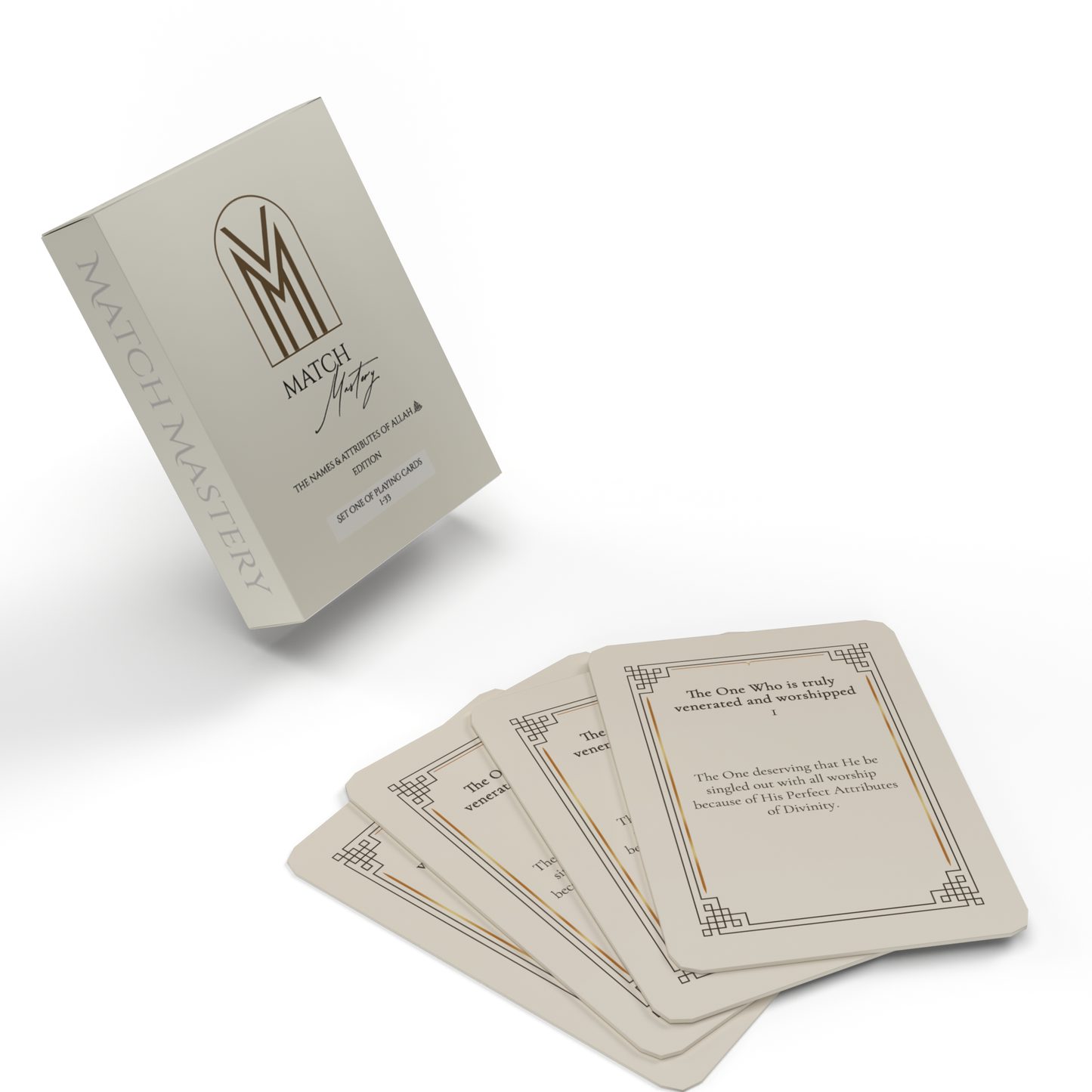 Islamic Card Game - Learn The 99 Names of Allah, Family Educational Fun: Set 1 (33 of 99 Names)