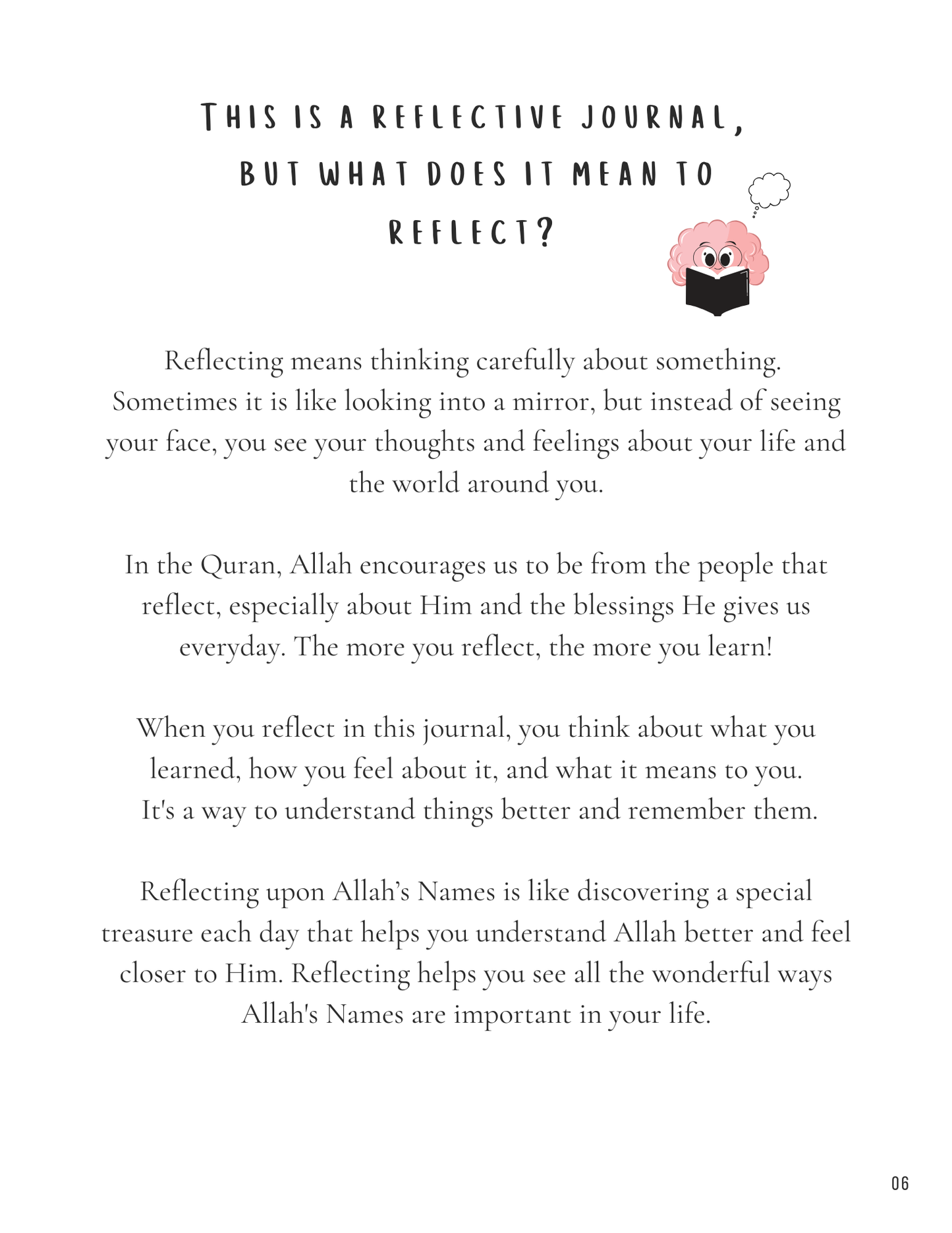 Islamic Kids Journal on the 99 Names of Allah Journal 1 - Quran Diary for Personal Growth and Faith Deepening (33 of 99 Names)